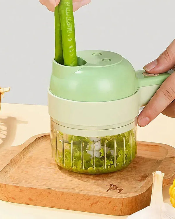 4 in 1 - Electric Vegetable Cutter | Rechargeable