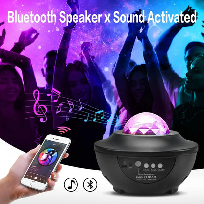 Galaxy Star Projector with dual Speakers