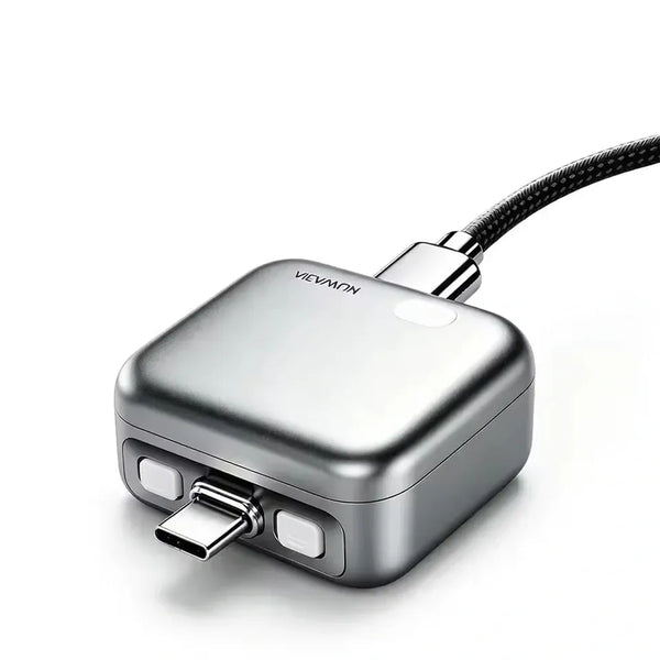 Type-C Smart Auto Stop Charging Adapter – Physical Disconnect Battery Guard with Anti-Overcharge Protection